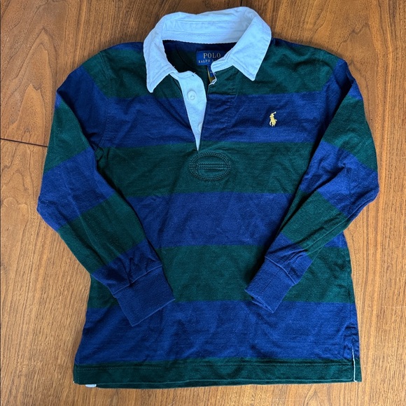 Bundle of 2 Ralph Lauren boys long sleeve shirts size 5 - Picture 3 of 5